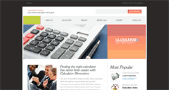 Desktop Screenshot of calculatord.com